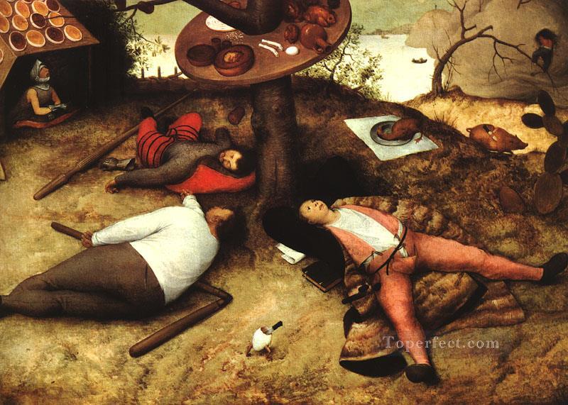 The Land Of Cockayne Flemish Renaissance peasant Pieter Bruegel the Elder Oil Paintings
